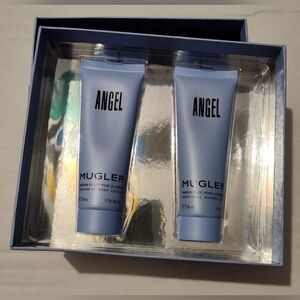 Angel by Mugler for Women 2 PC Set 1.7 oz Body Lotion 1.7 oz Shower Gel